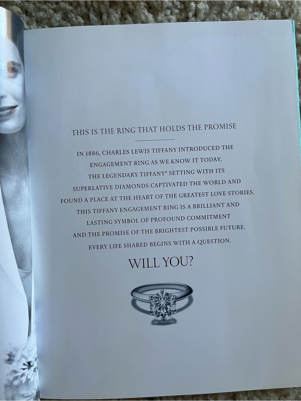 Tiffany & Co. Hardcover “This is a Tiffany Ring” Book in Tiffany Blue - Picture 5 of 8